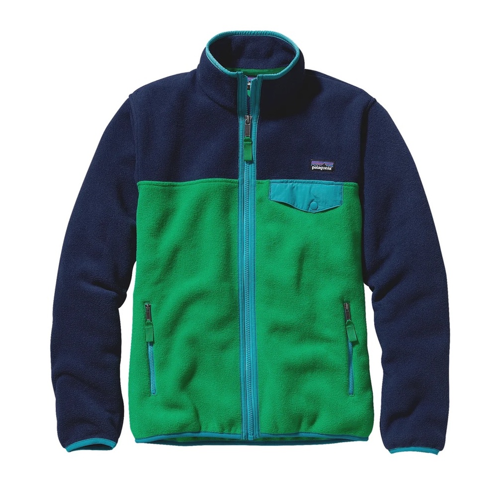 VTG Patagonia Synchilla Navy, Green & Teal Fleece